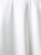 Close-up of a white fabric texture