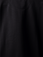 Close-up of a black fabric texture